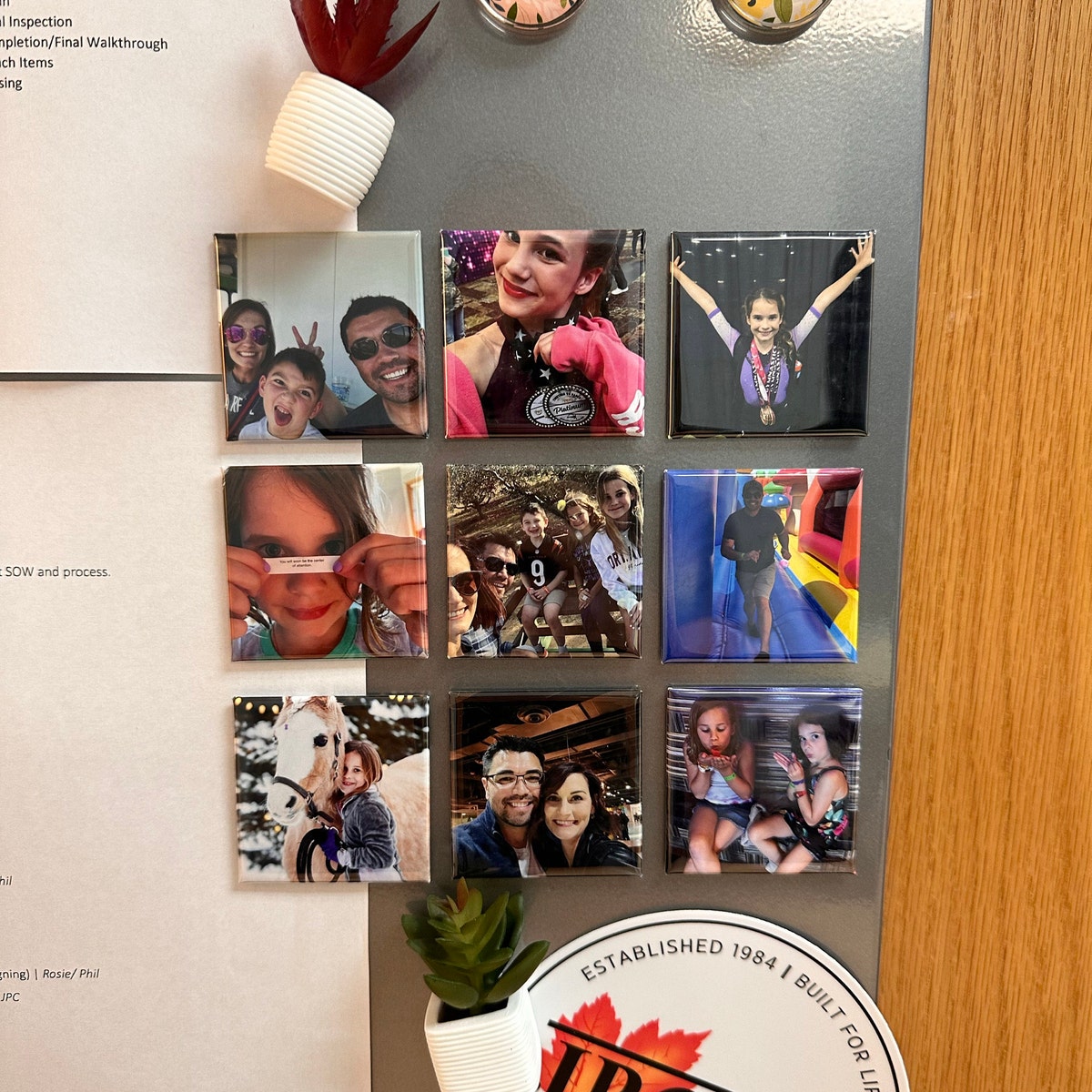 Custom Photo Fridge Magnets